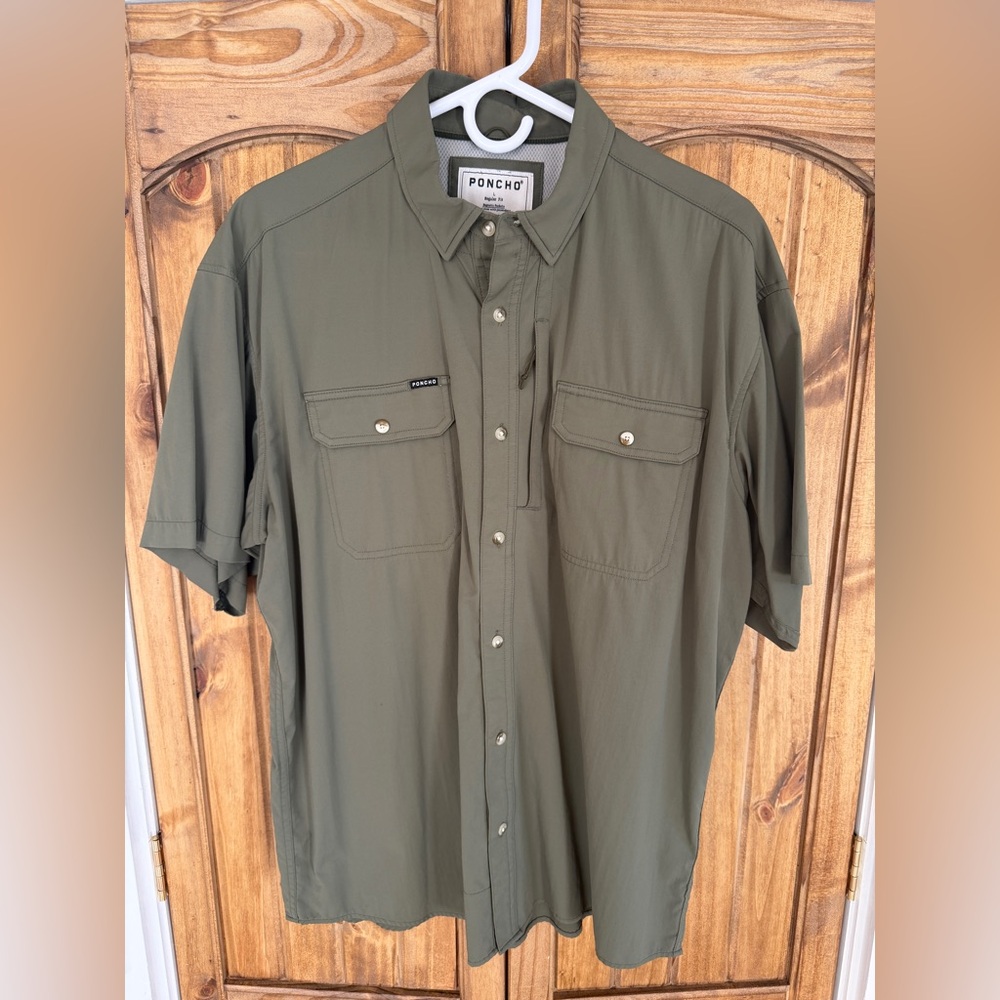 Poncho The Roaring Fork (Moss Green) | Large | Regular